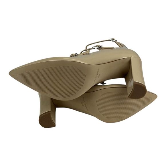 Marc Fisher Women 10 US High Heels Brown Dress Shoes Adjustable Straps  - Picture 7 of 8